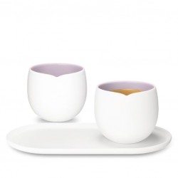 Набор чашек Origin Lavander Lungo LE (2шт.) + Tray (1шт.) Nespresso