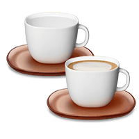 Набор чашек LUME Cappuccino