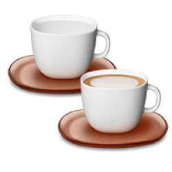 Набор чашек LUME Cappuccino